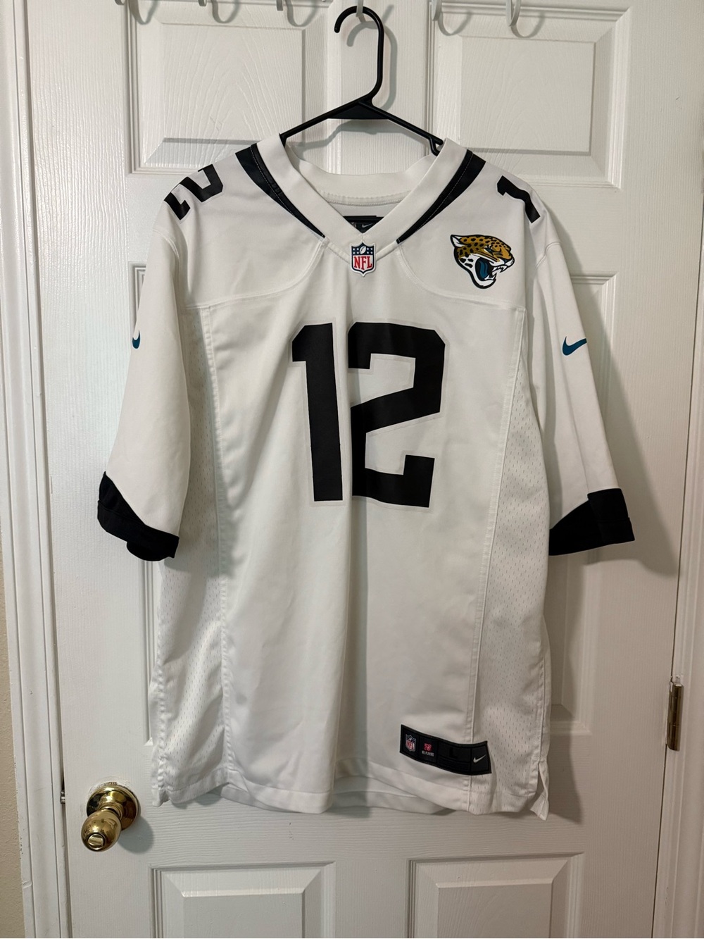 NFL Jacksonville Jaguars White #12 Football Jersey